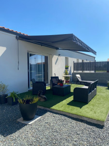 Photo de galerie - Pose d’un store banne 