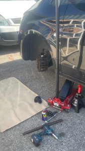 Photo de galerie - Diagnostic et remplacement des frein avant 