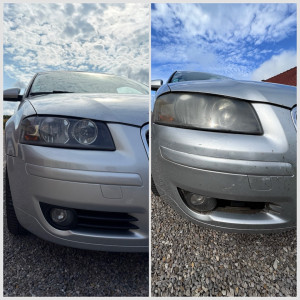 Photo de galerie - Par choc avant / rénovation phares 