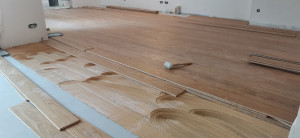 Photo de galerie - Pose de parquet - Revêtement de sol