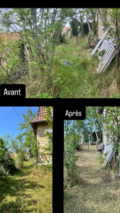 Photo de galerie - Chantier avant/après à la demande du client !