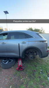 Photo de galerie - Remplacement plaquettes arrière DS7