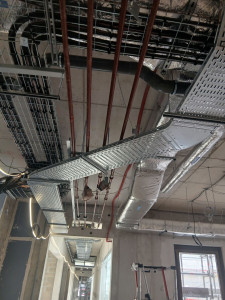 Photo de galerie - Instalation  chemin de cable 
