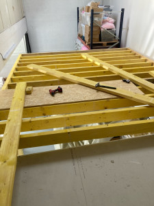 Photo de galerie - Plancher en bois pour stockage lourde 