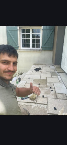 Photo de galerie - Opus romain en  granit 