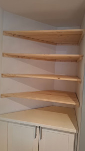 Photo de galerie - Création d'étagères 