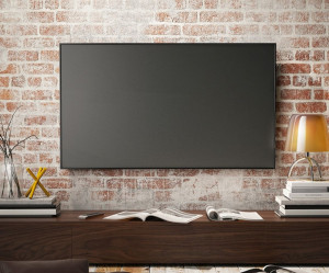 Photo de galerie - Fixation d' une télé au mur 