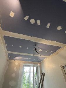 Photo de galerie - Pose de faux plafond 