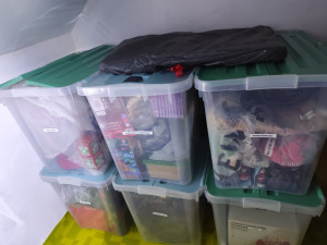 Photo de galerie - Rangement et organisation des décorations de Noël 