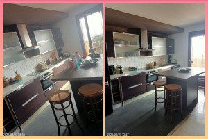 Photo de galerie - Cuisine avant après 