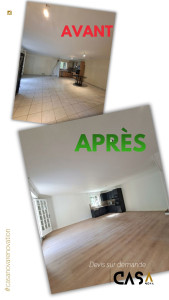 Photo de galerie - Pose de parquet - Revêtement de sol