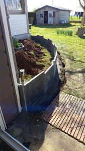 Photo de galerie - Bordure en pallis d'ardoise. 