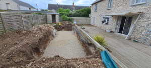 Photo de galerie - Terrassement piscine 10m sur 3m50