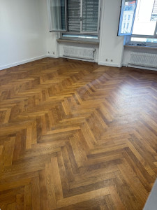Photo de galerie - Pose de parquet - Revêtement de sol