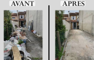 Photo de galerie - Travail propre et soigné avec retrait et dechetterie 