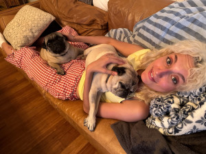 Photo de galerie - Deux carlins américains 