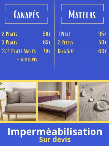 Photo de galerie - Nettoyage canapés et matelas