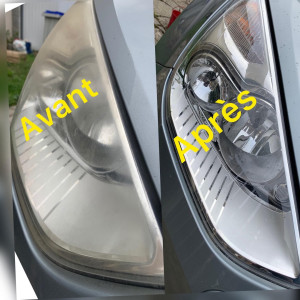 Photo de galerie - Polissage phares