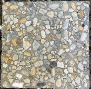 Photo de galerie - Formule de béton désactivé a dominance grise