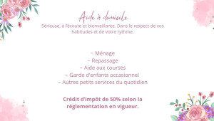 Photo de galerie - Aide à domicile