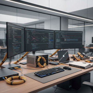 Photo de galerie - Support technique complet - Équipements de diagnostic, monitoring réseau, dépannage informatique. Intervention rapide pour tous vos problèmes IT.