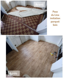 Photo de galerie - Pose de parquet - Revêtement de sol