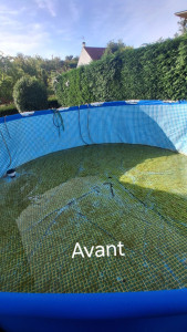Photo de galerie - Piscine avant nettoyage 
