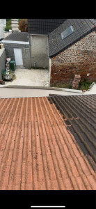 Photo de galerie - Nettoyage toiture 