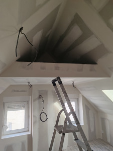 Photo de galerie - Plaquage +isolation + eduit