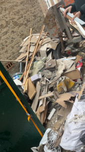 Photo de galerie - évacuation gravats fin de chantier avec voyage déchèterie 