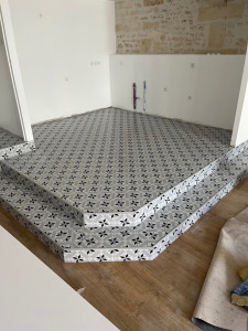 Photo de galerie - Réalisation de carrelage 