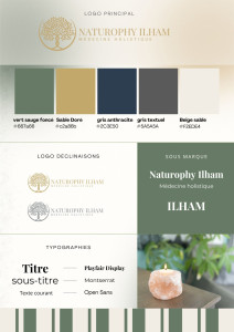 Photo de galerie - Charte graphique pour une Naturopathe Holistique 