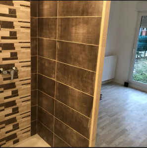 Photo de galerie - Pose de carrelage