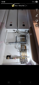 Photo de galerie - Chauffe-eau extra plat avec des nourrice avec vanne pour chaque départ pour plus de sécurité ??