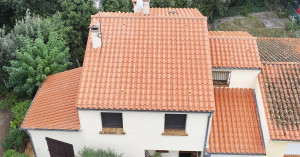 Photo de galerie - Démoussage de toiture + Hydrofuge 