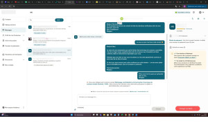 Photo de galerie - Cette capture illustre le suivi et la clôture d’un projet client, avec transmission du livrable final, communication professionnelle et validation de mission sur la plateforme.