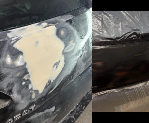 Photo de galerie - Avant après coup sur carrosserie 