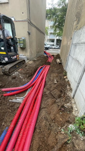 Photo de galerie - Installation, raccordement et VRD pour maison individuelle et collective.
