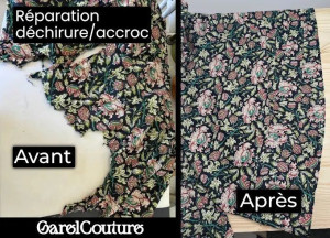 Photo de galerie - Réparation déchirure / Accroc