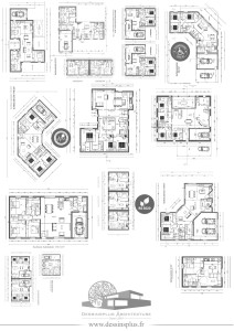 Photo de galerie - Quelque plans intérieurs 2D 
Bibliothèque de +300 plans disponible sur demande
