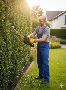 Photo de galerie - Taille de haie, tonte, débrouillage 