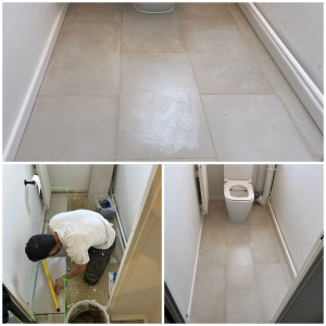 Photo de galerie - Pose carrelage