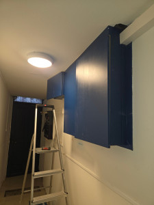 Photo de galerie - Dépose coffret électrique avant intervention Enedis