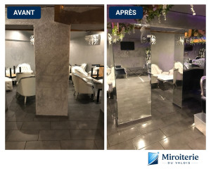 Photo de galerie - Pose de Miroir du mesure