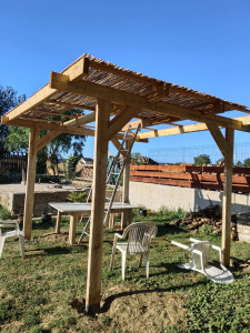 Photo de galerie - Pergola sur mesure 