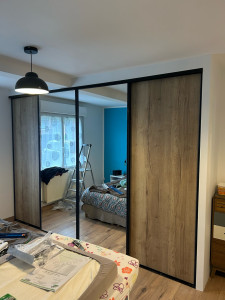 Photo de galerie - Dressing sur mesure. 3,50m terminé 