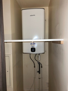 Photo de galerie - Remplacement Ballon/Chauffe-eau/cumulus nouvelle génération extra plat gain de place (après)