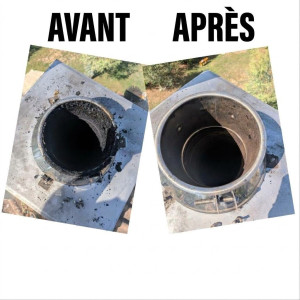Photo de galerie - Ramonage conduit de fumée