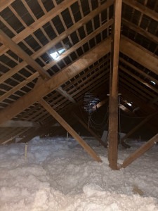 Photo de galerie - Isolation des Combles Perdues en Laine Minérale 