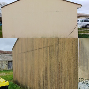 Photo de galerie - Traitement décapage façades 
